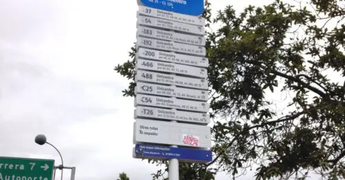 PARADERO SITP CENTRO COMERCIAL UNICENTRO  119A01